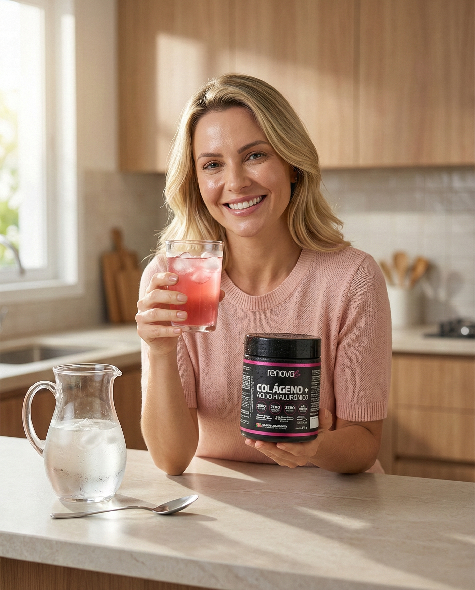 Colágeno Verisol® + Ácido Hialurônico - Cranberry