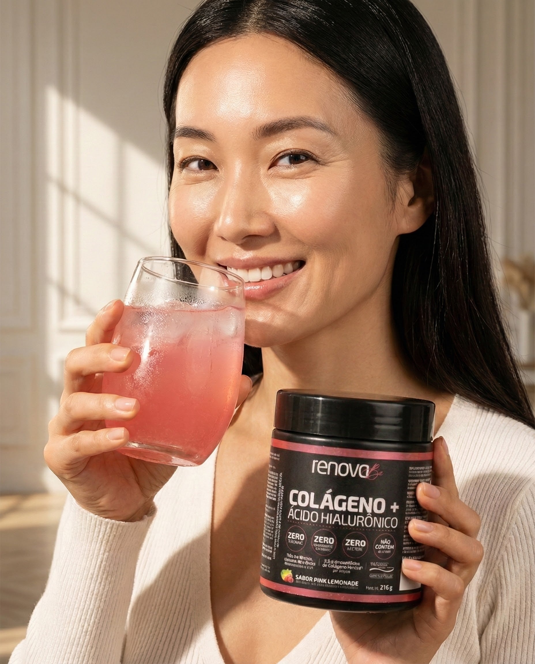 Colágeno Verisol® + Ácido Hialurônico - Pink Lemonade