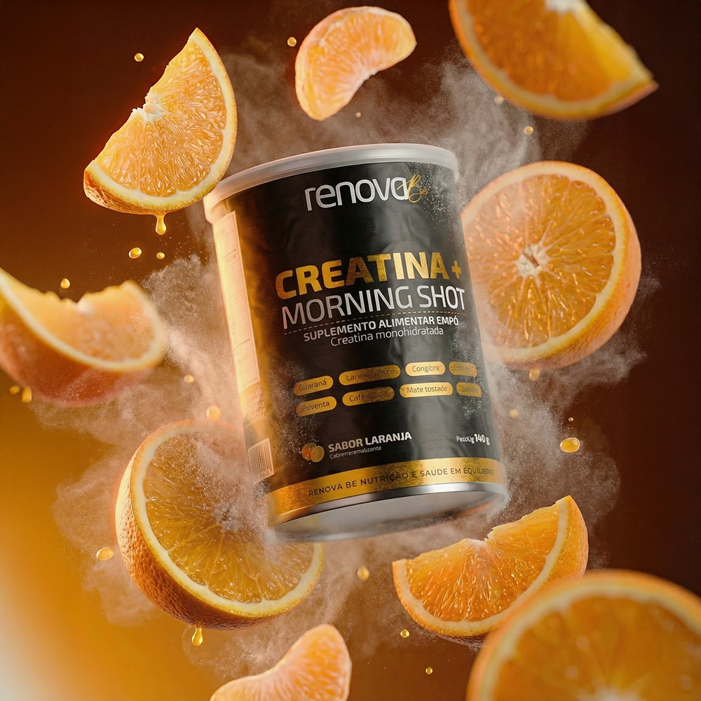 Creatina + Morning Shot - Laranja